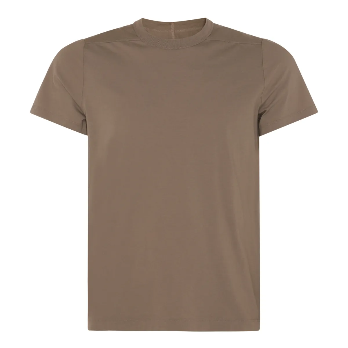 RICK OWENS  |Crew Neck Plain Cotton Short Sleeves Designers