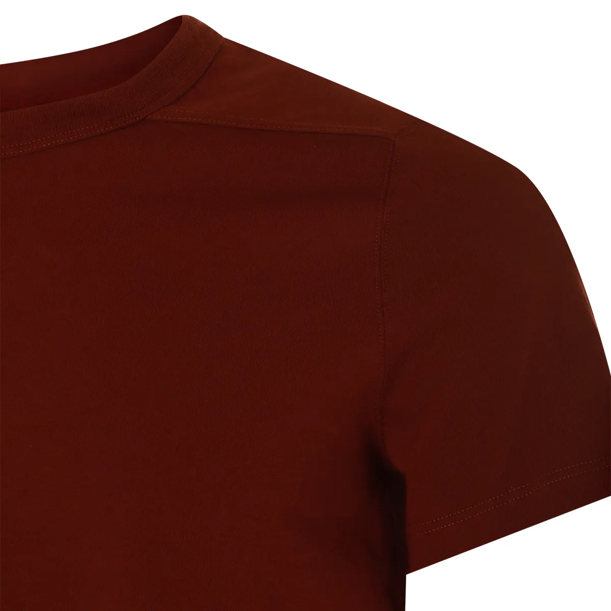 RICK OWENS  |Crew Neck Plain Cotton Short Sleeves Designers