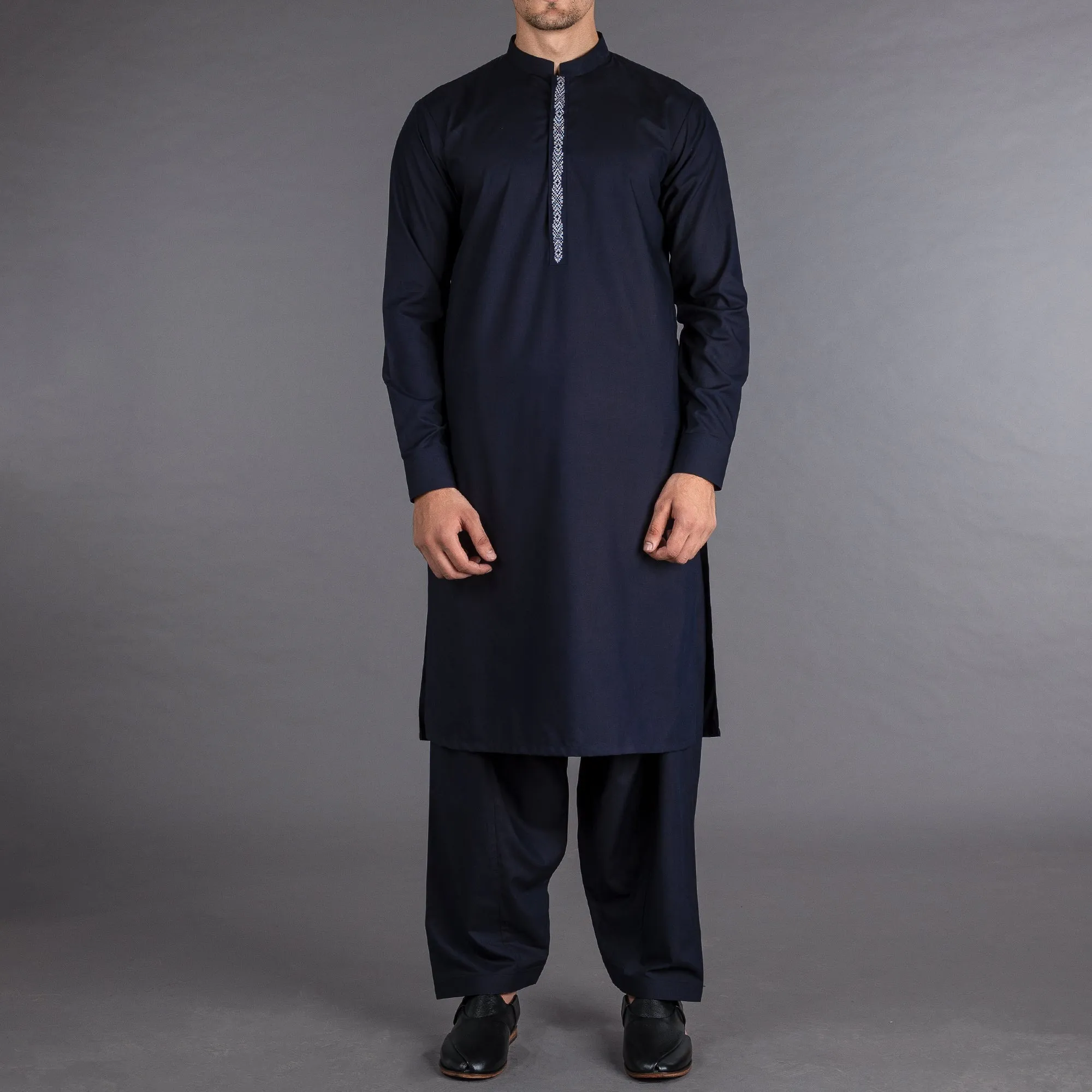 Riwaaj - Navy Shalwar Qameez