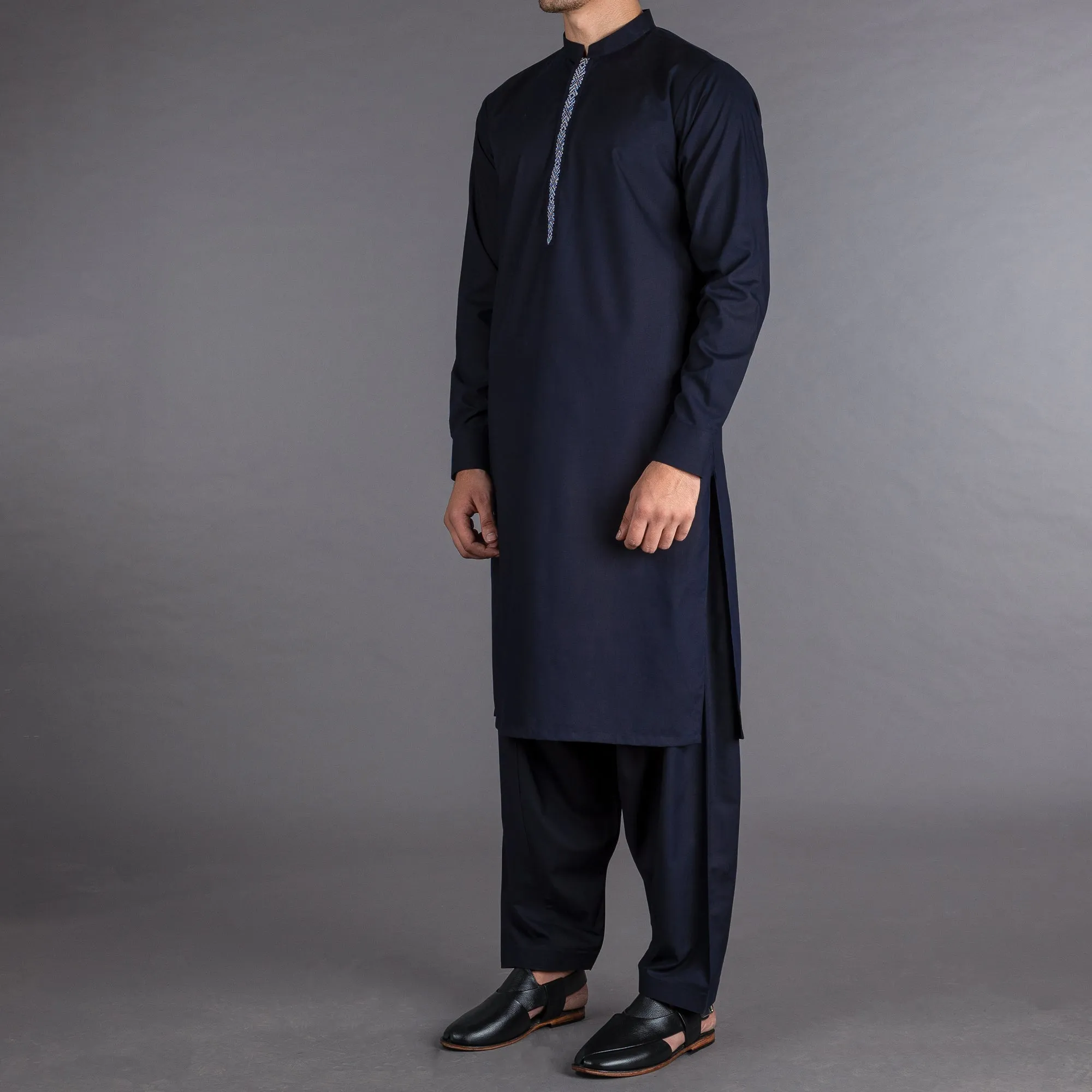 Riwaaj - Navy Shalwar Qameez