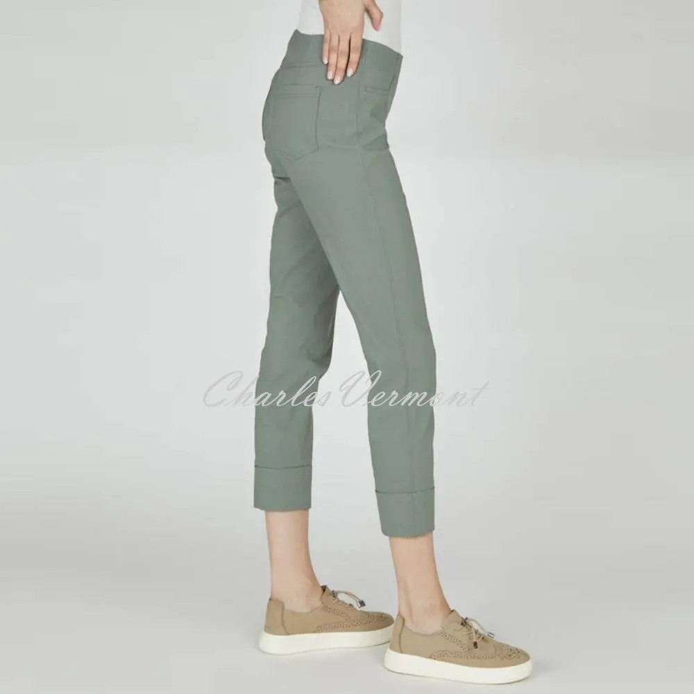 Robell Bella 09 - 7/8 Cropped Trouser 51568-5499-881 (Ivy Green)