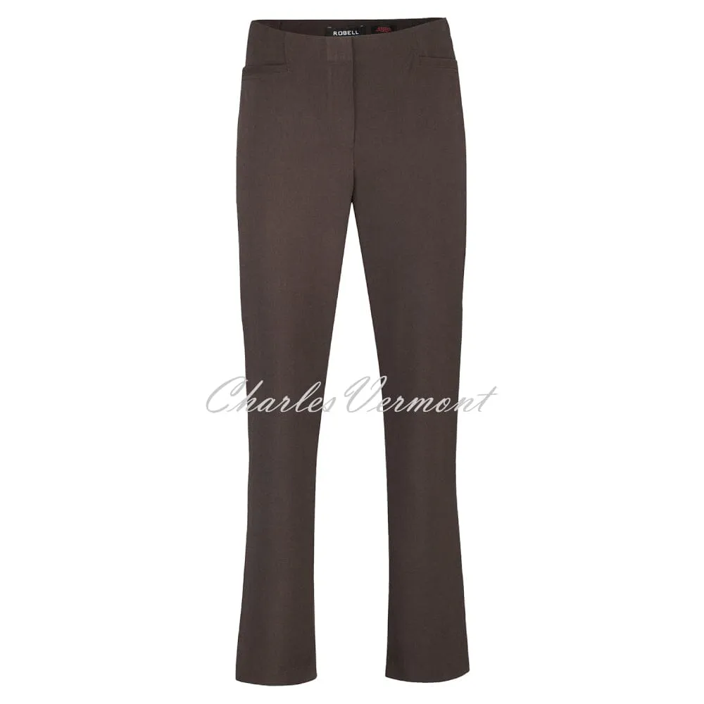 Robell Jacklyn Trouser 51408-5689-39 (Dark Brown) - SHORTER LENGTH 29''