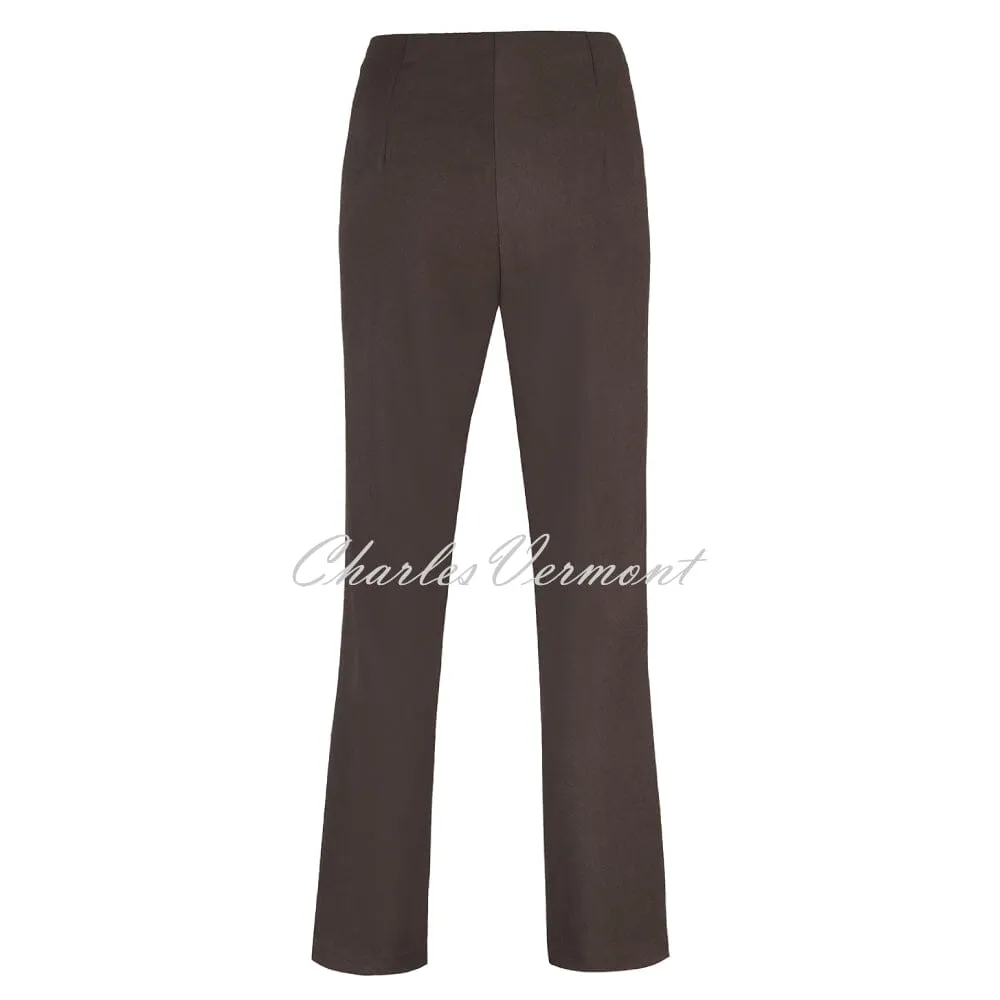 Robell Jacklyn Trouser 51408-5689-39 (Dark Brown) - SHORTER LENGTH 29''