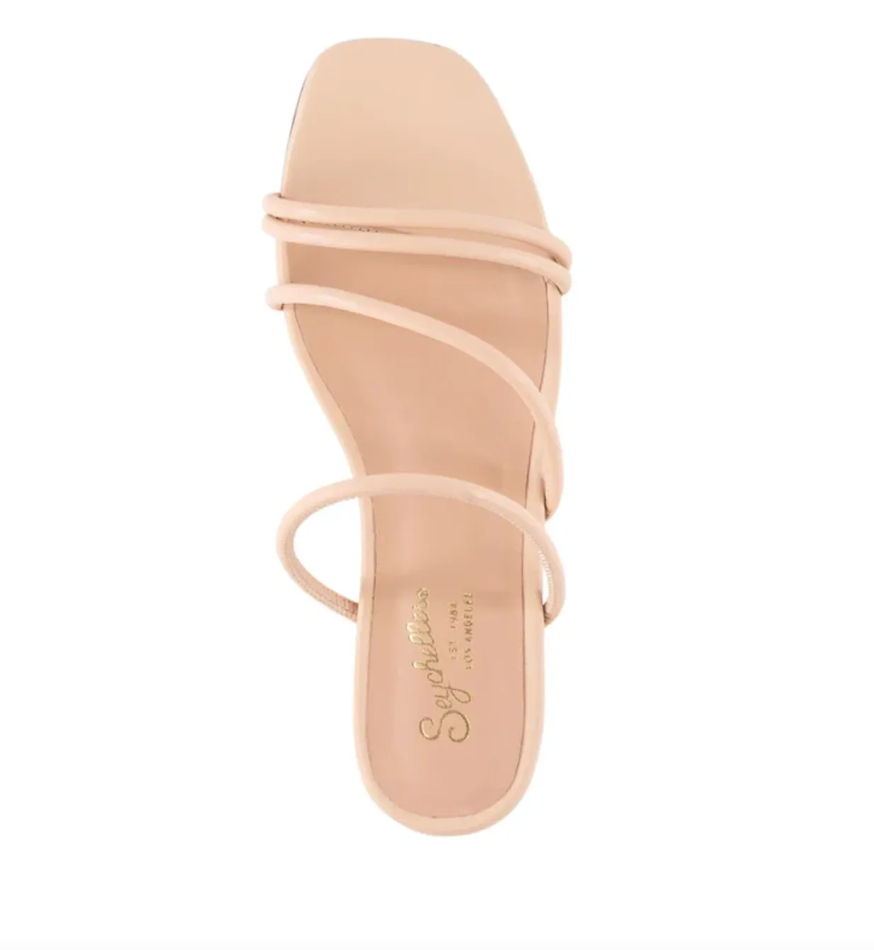 Rock Nude Leather Flat Sandal