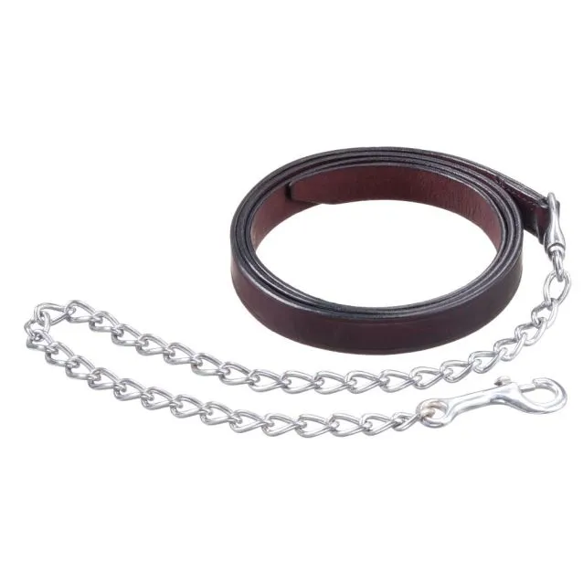 Royal King Leather Lead with Chain - 1