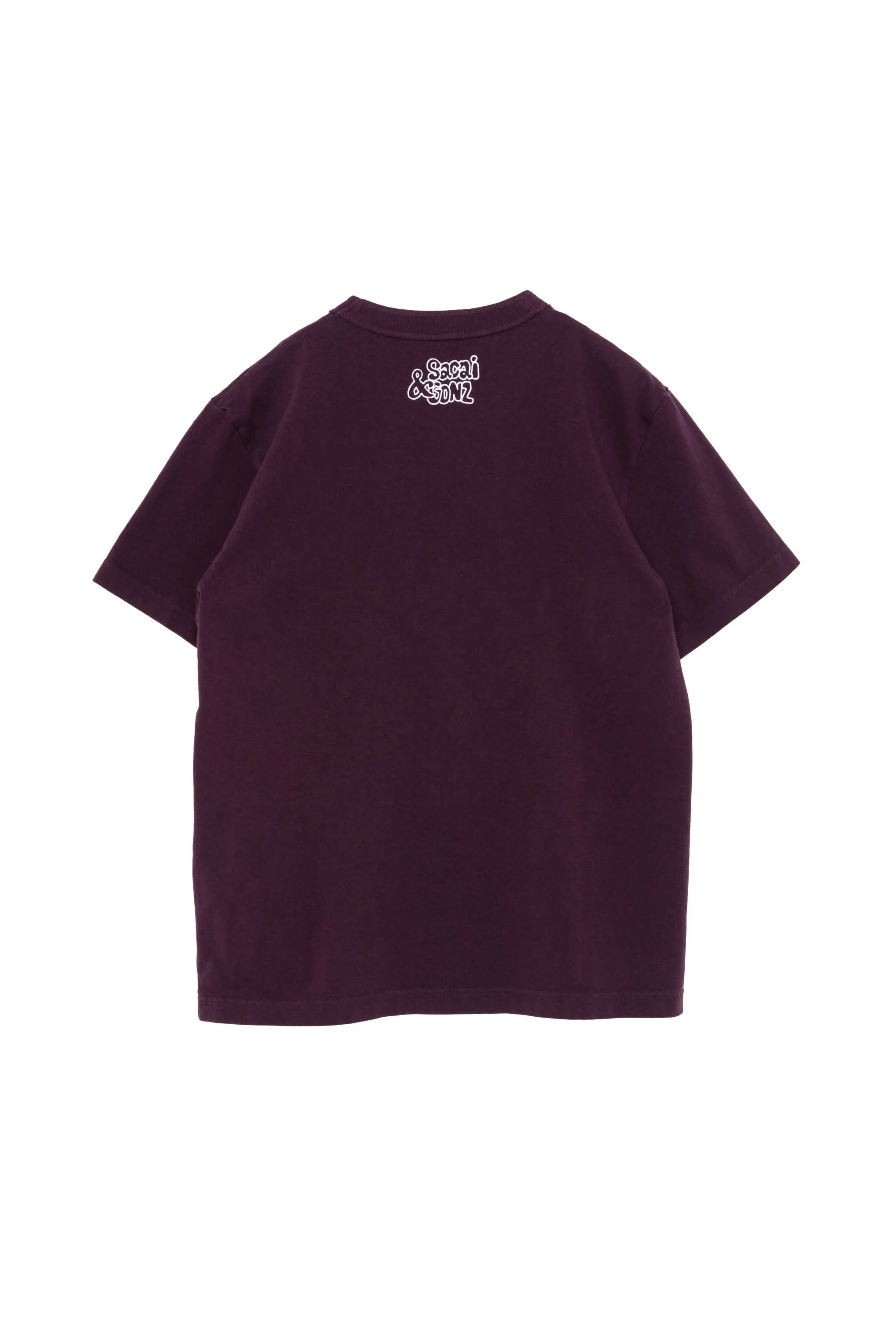 sacai  |Crew Neck Street Style Cotton Short Sleeves Logo Designers