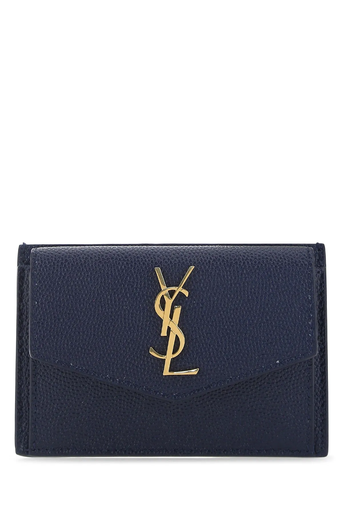 Saint Laurent Uptown Logo Plaque Card Case