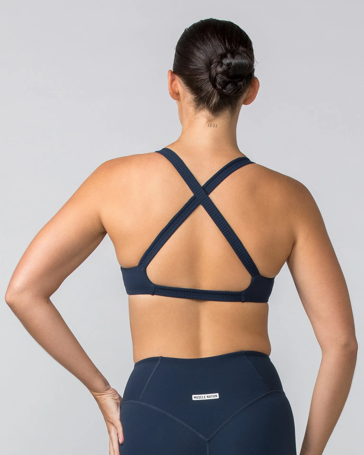 Scrunch Bralette - Navy