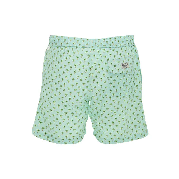 SEA BOXER WITH MICRO PRINT Man Green water