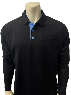 Smitty New Major League Style Long Sleeve Umpire Shirts - Available in Black and Blue