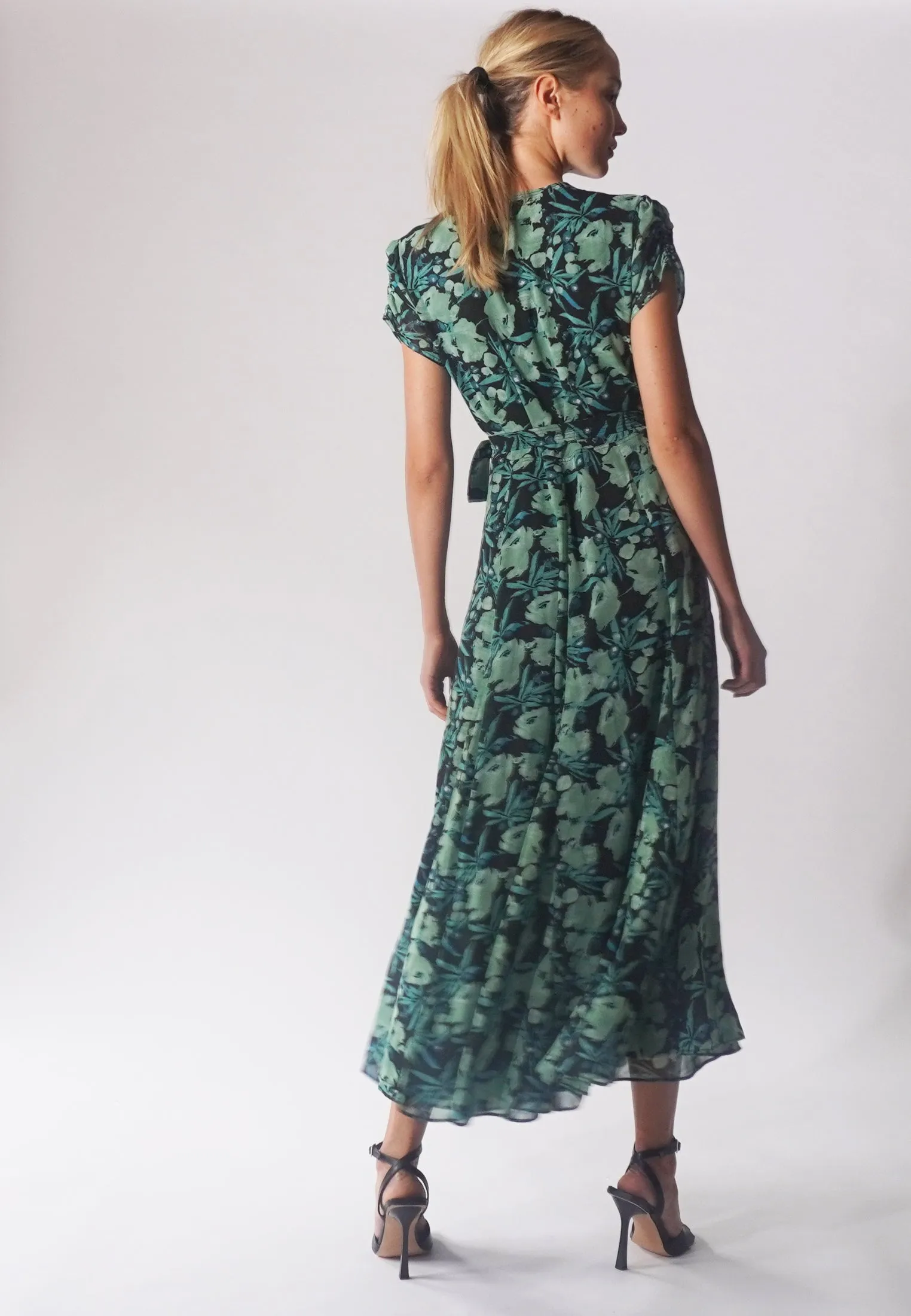 SOLSTICE MAXI DRESS PRIME GREEN