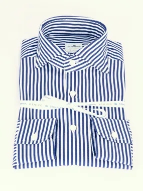 Sonrisa Camicia Slim Righe Bianco/blu Uomo