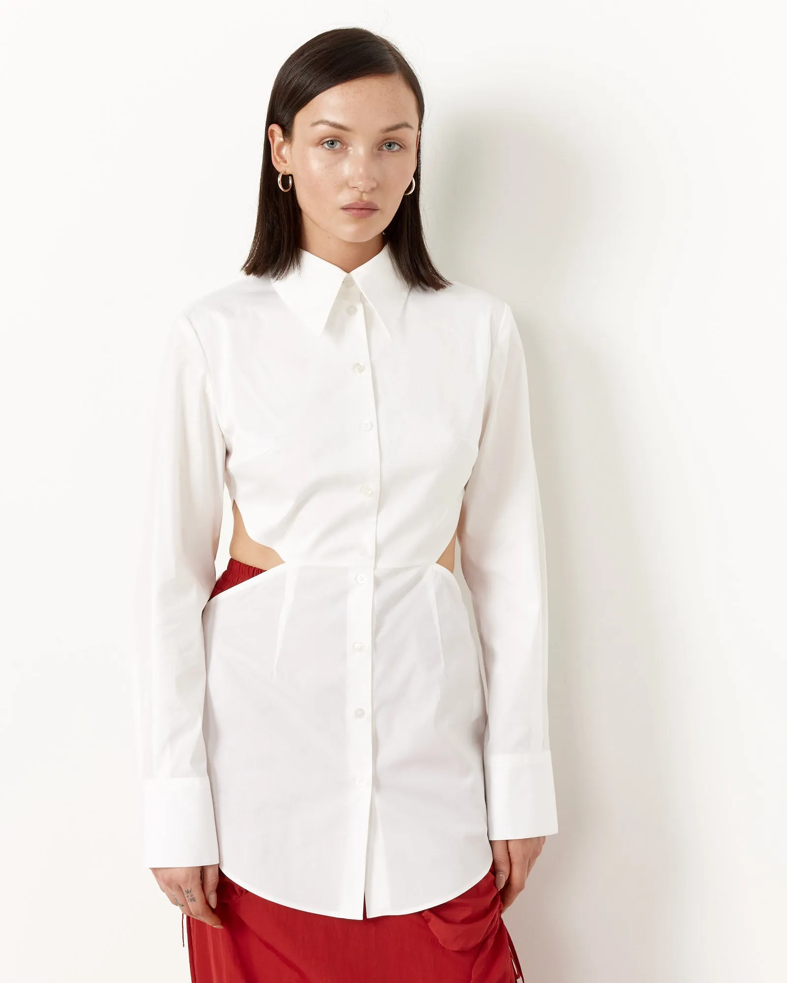 Squares Cotton-Poplin Shirt