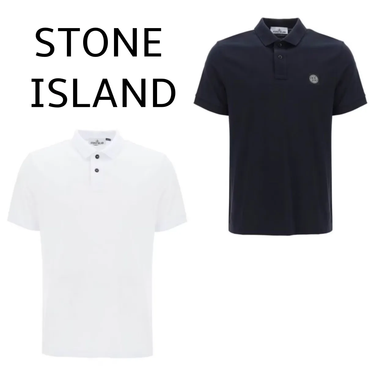 STONE ISLAND  |Unisex Street Style Plain Cotton Short Sleeves Oversized