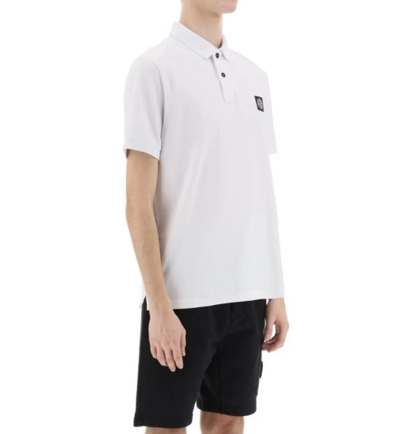 STONE ISLAND  |Unisex Street Style Plain Cotton Short Sleeves Oversized