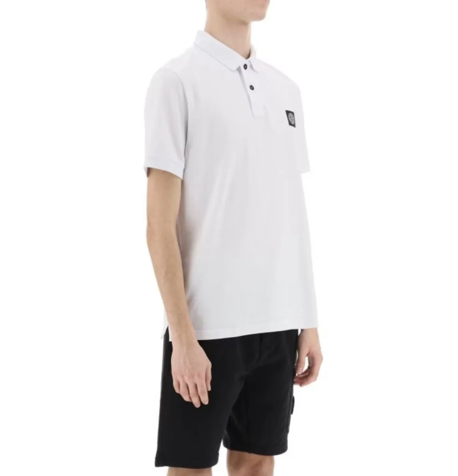 STONE ISLAND  |Unisex Street Style Plain Cotton Short Sleeves Oversized