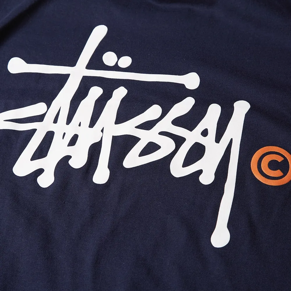 Stussy Basic Logo TeeNavy, White & Red