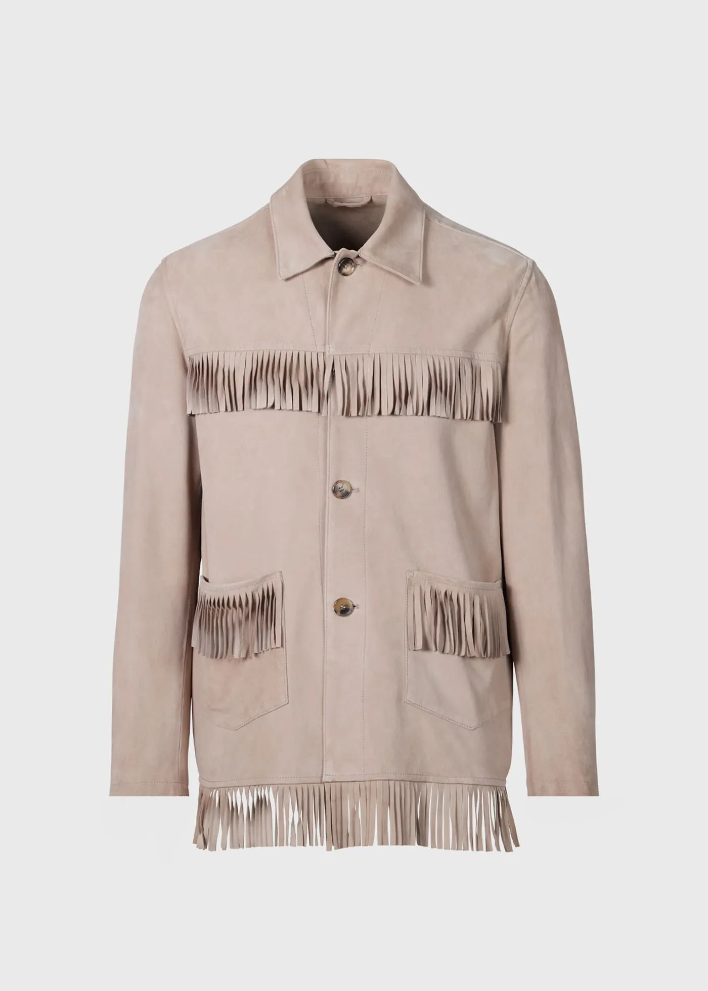 Suede Fringed Jacket