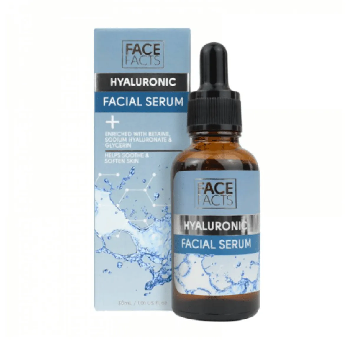Sérum visage hyaluronique Face Facts 30 ml