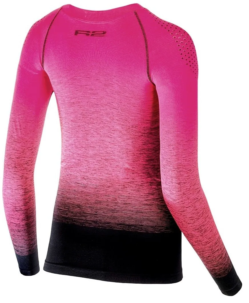 T-Shirt R2 Musa LS - ATF309A/Pink/Black - girl´s