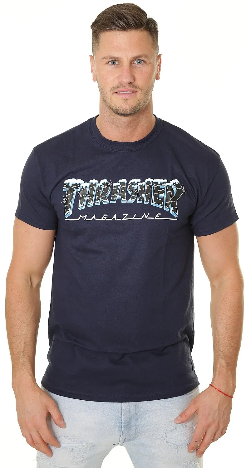 T-Shirt Thrasher Black Ice - Navy - men´s