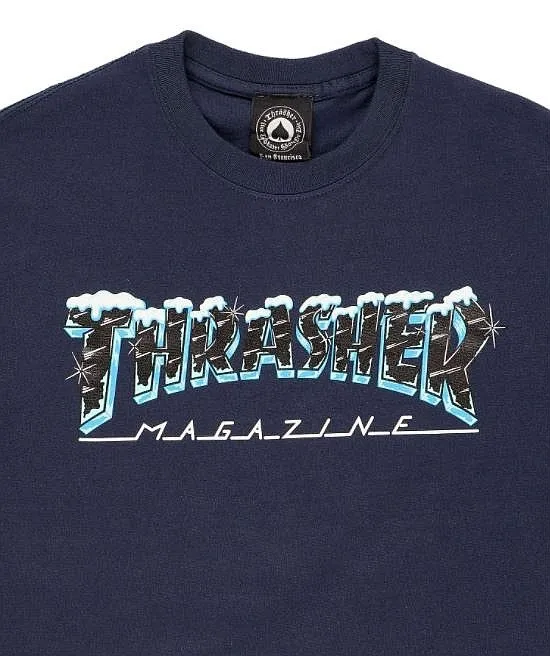 T-Shirt Thrasher Black Ice - Navy - men´s