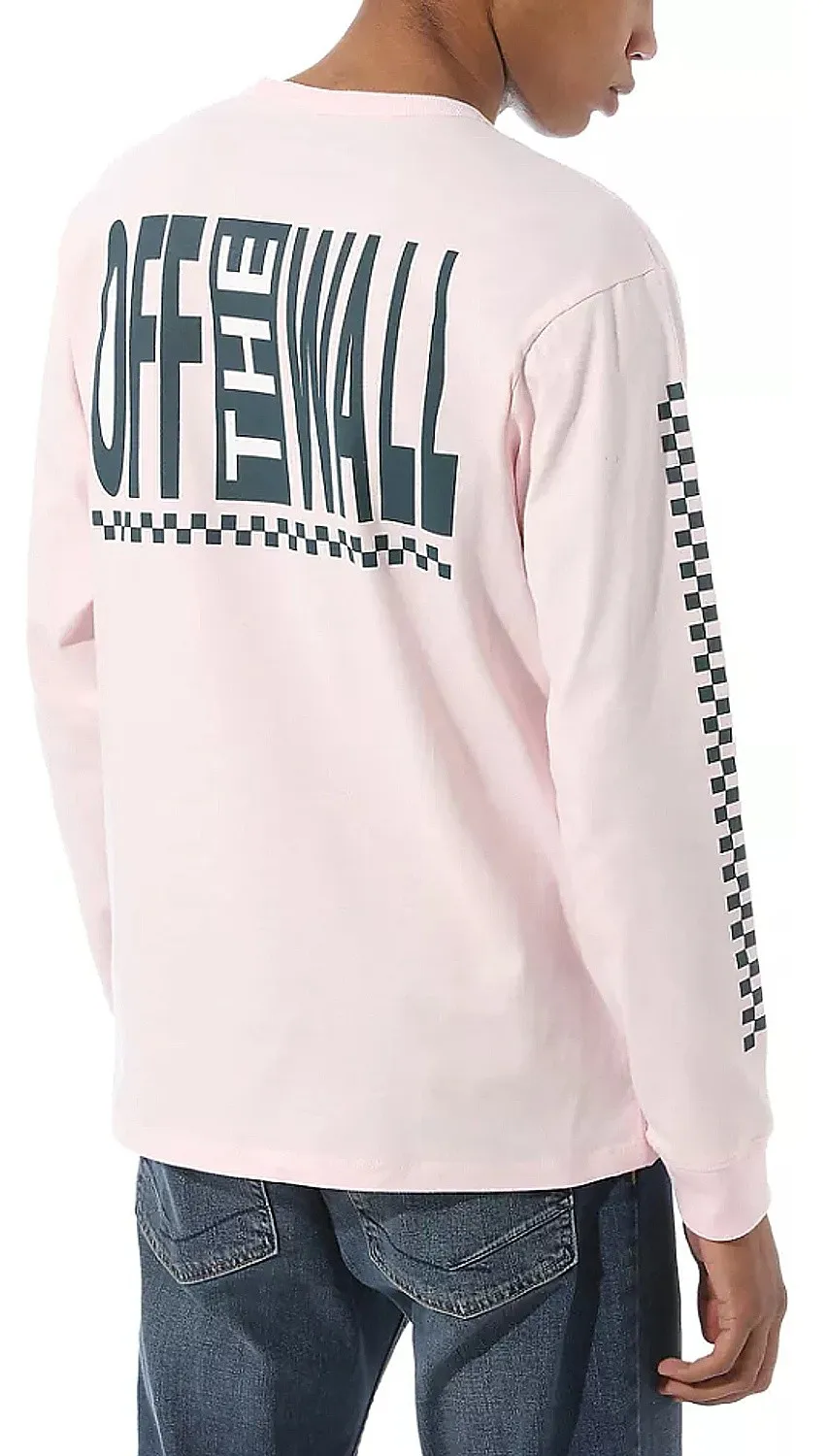 T-Shirt Vans Off The Wall Classic Graphic LS - Vans Cool Pink - men´s