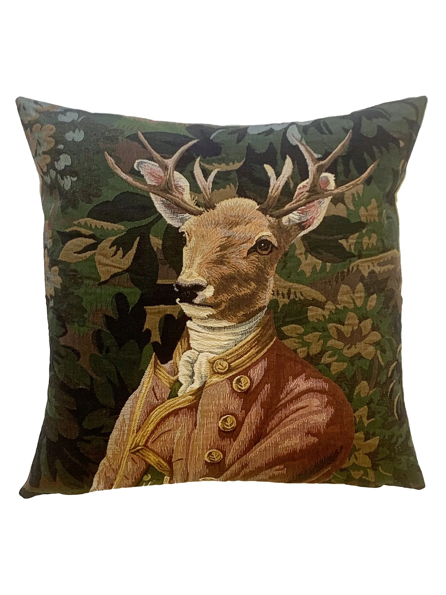 Tan Jacket Stag Pillow