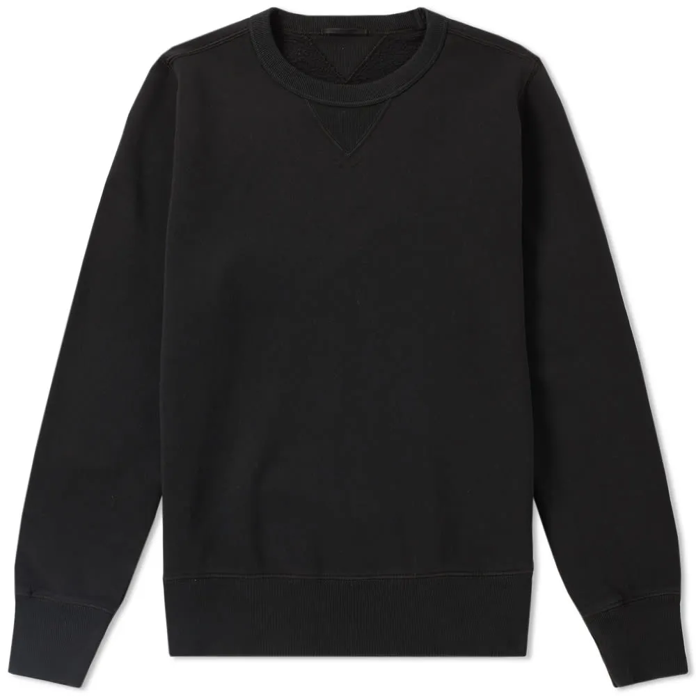 Ten C Mako Cotton Crew SweatBlack