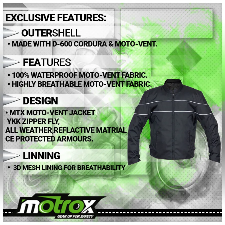 Textile Motorcycle Jacket Dominate style by M0trox