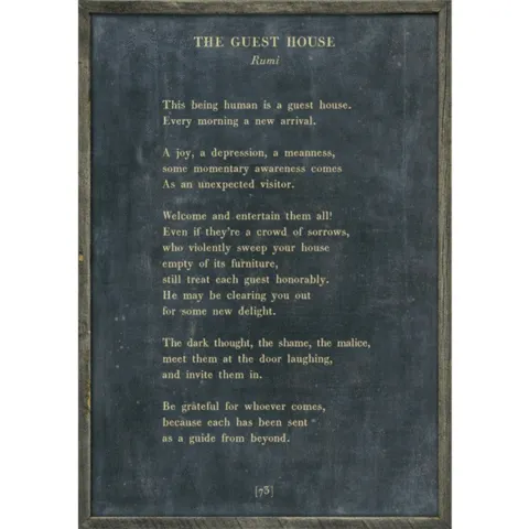 The Guest House Art Print (Poetry Collection)