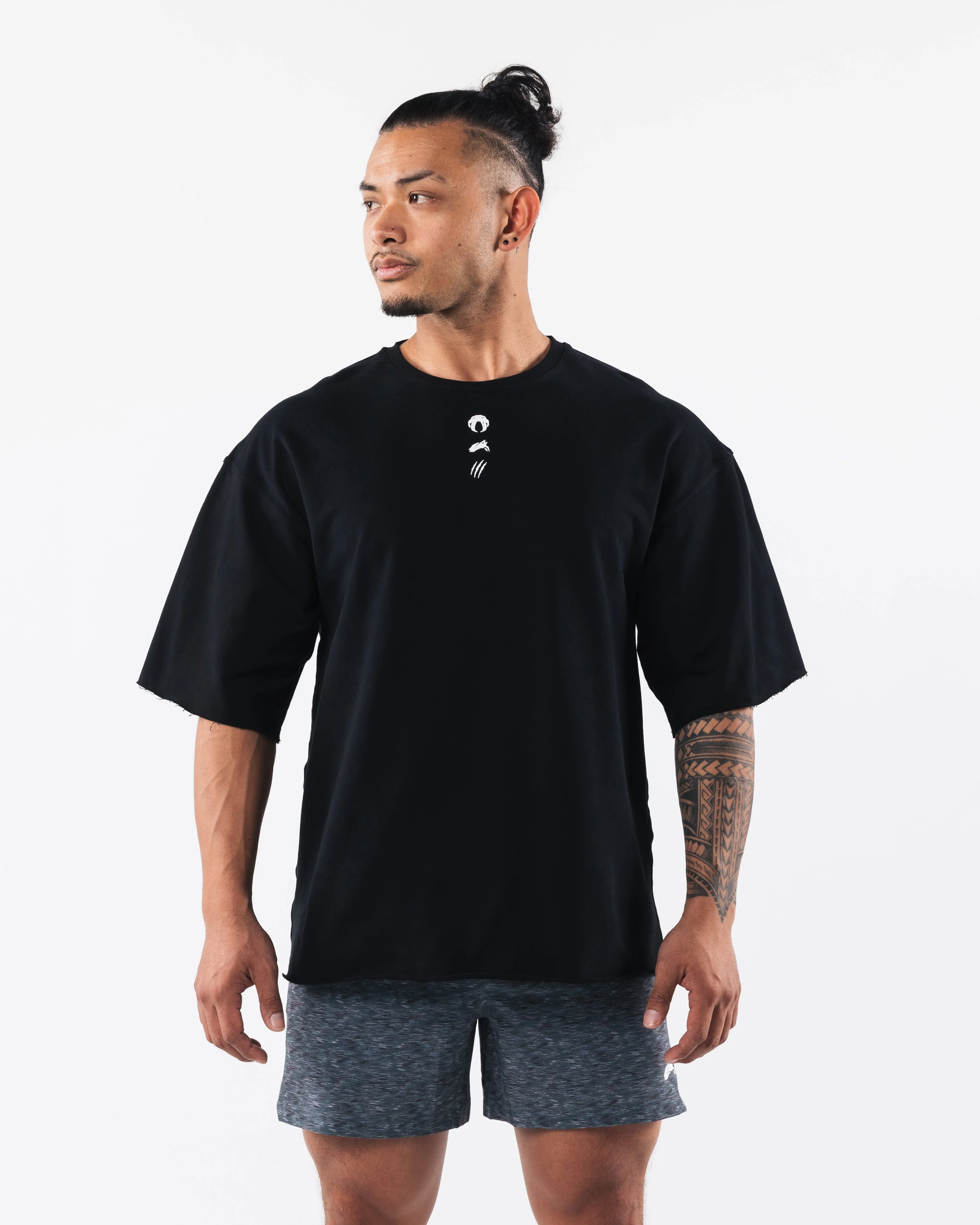 Three Pillar Terry Tee - Black