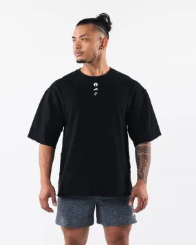 Three Pillar Terry Tee - Black