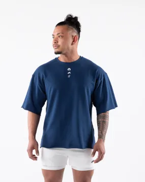 Three Pillar Terry Tee - Denim