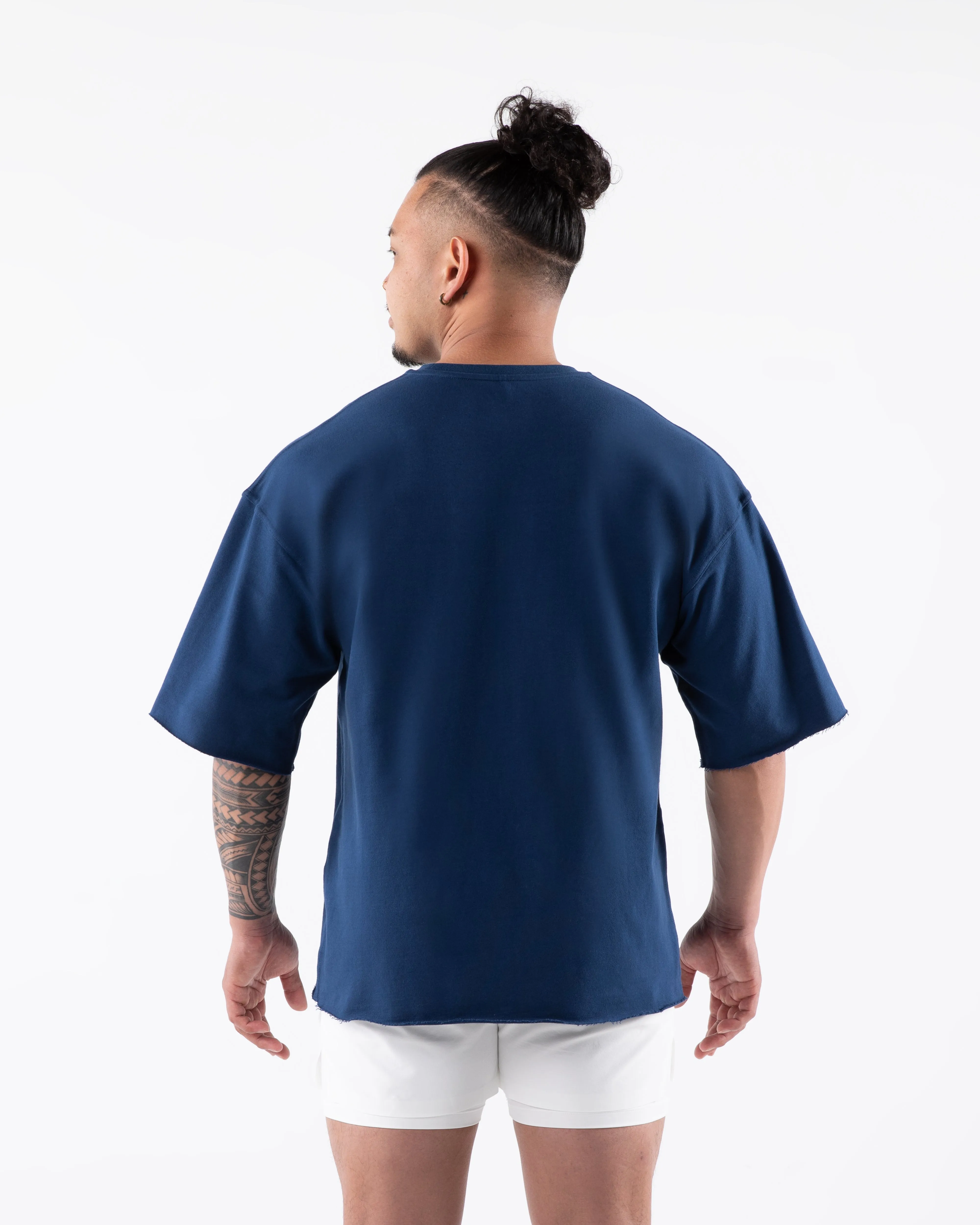 Three Pillar Terry Tee - Denim