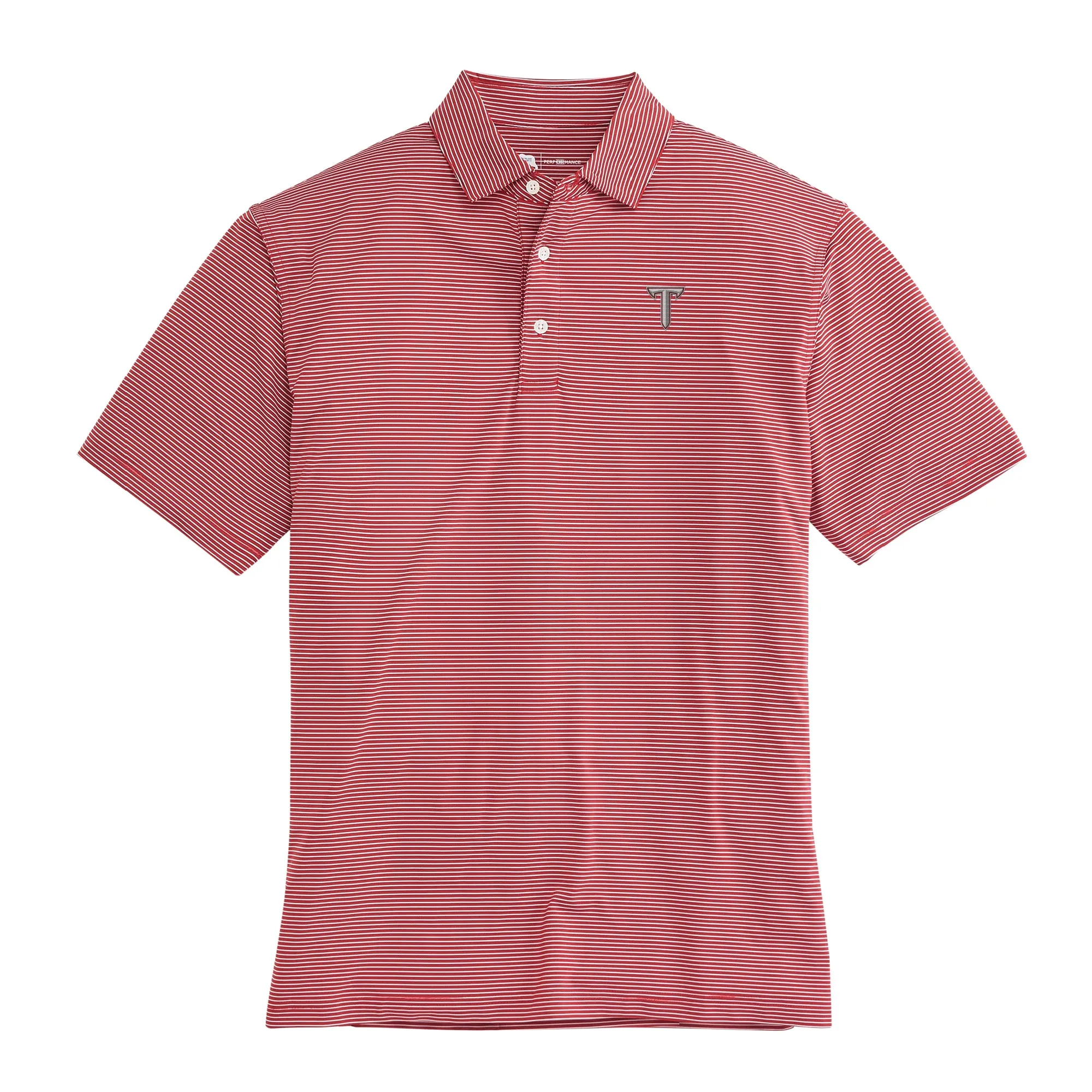 Troy Birdie Stripe Performance Polo