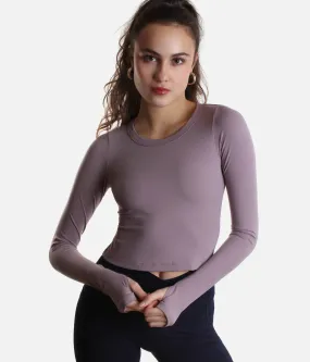 Ultra-Soft CALL ME BABY Long Sleeve Top – Dusty Mauve