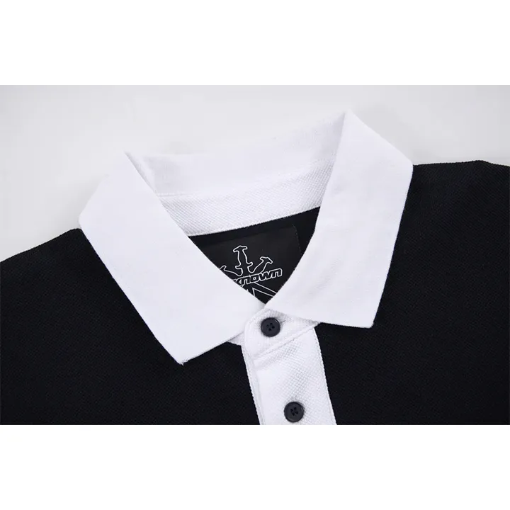 UNKNOWN  |Cotton Short Sleeves Logo Polos