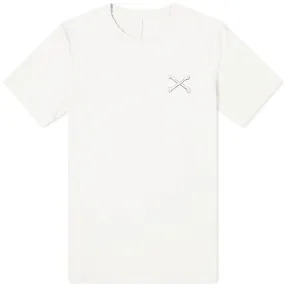 Unravel Project Bones Logo Print TeeOff White