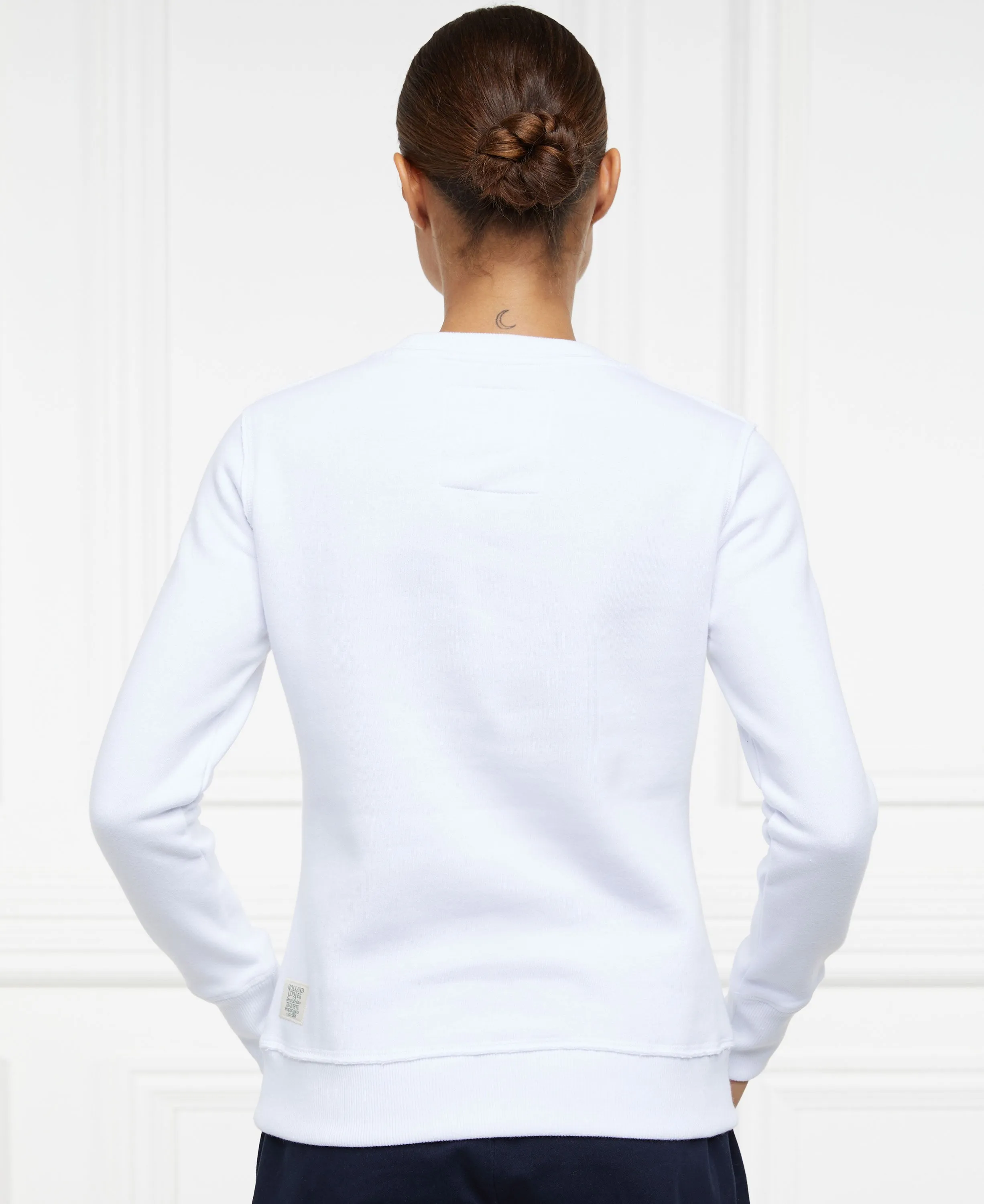 Varsity Crew Sweatshirt                             White