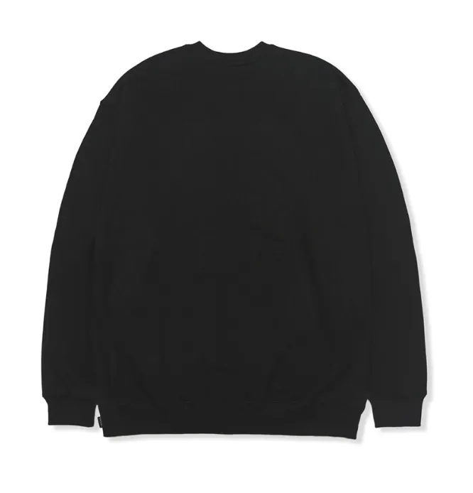 VARZAR  |Unisex Street Style Long Sleeves Cotton Logo Sweatshirts