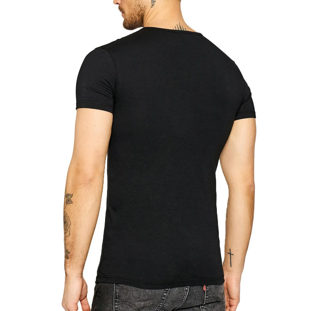 VERSACE  |Crew Neck Street Style Plain Cotton Short Sleeves Co-ord