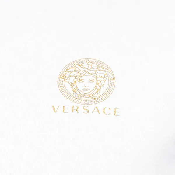 VERSACE  |Crew Neck Street Style Plain Cotton Short Sleeves Co-ord