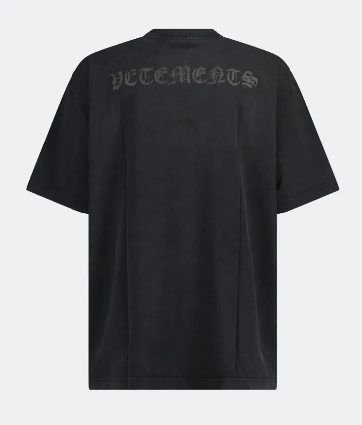 VETEMENTS  |Crew Neck Street Style Plain Cotton Short Sleeves Logo