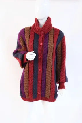 Vintage 80's LOUIS FERAUD Sweater Coat