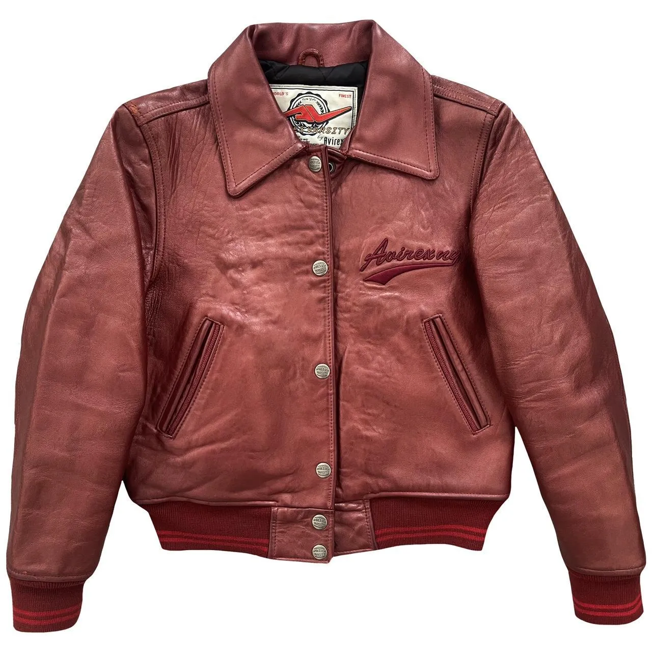 Vintage Avirex Leather Varsity Jacket