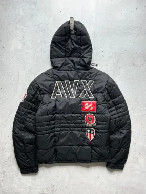 Vintage Avirex reversible padded hooded jacket (M)