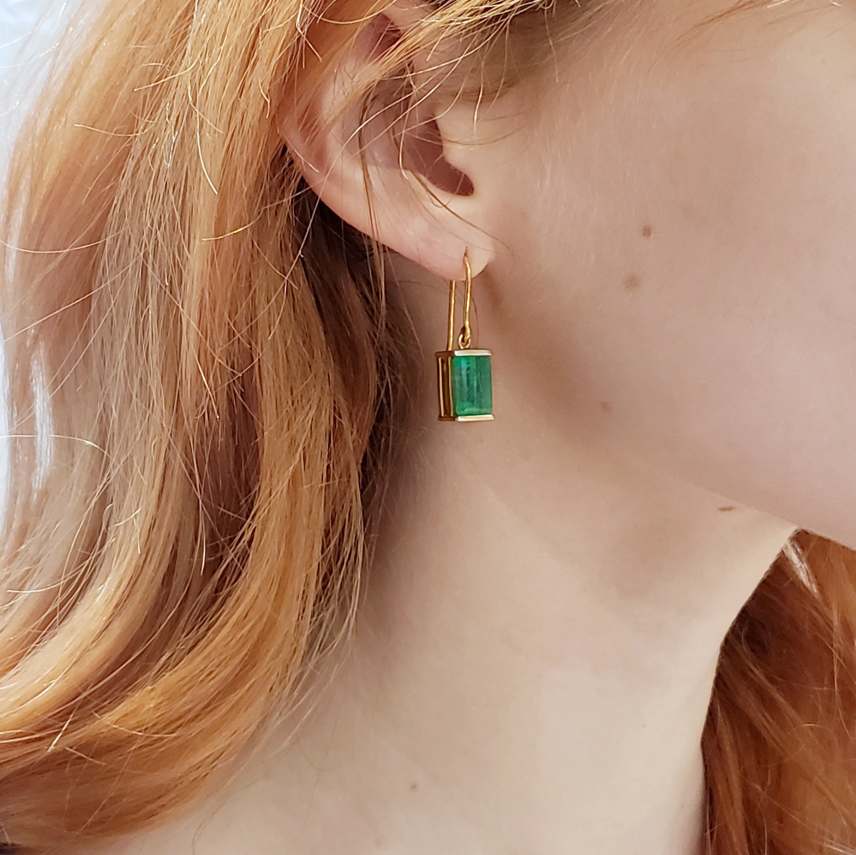 Vintage Emerald Earrings