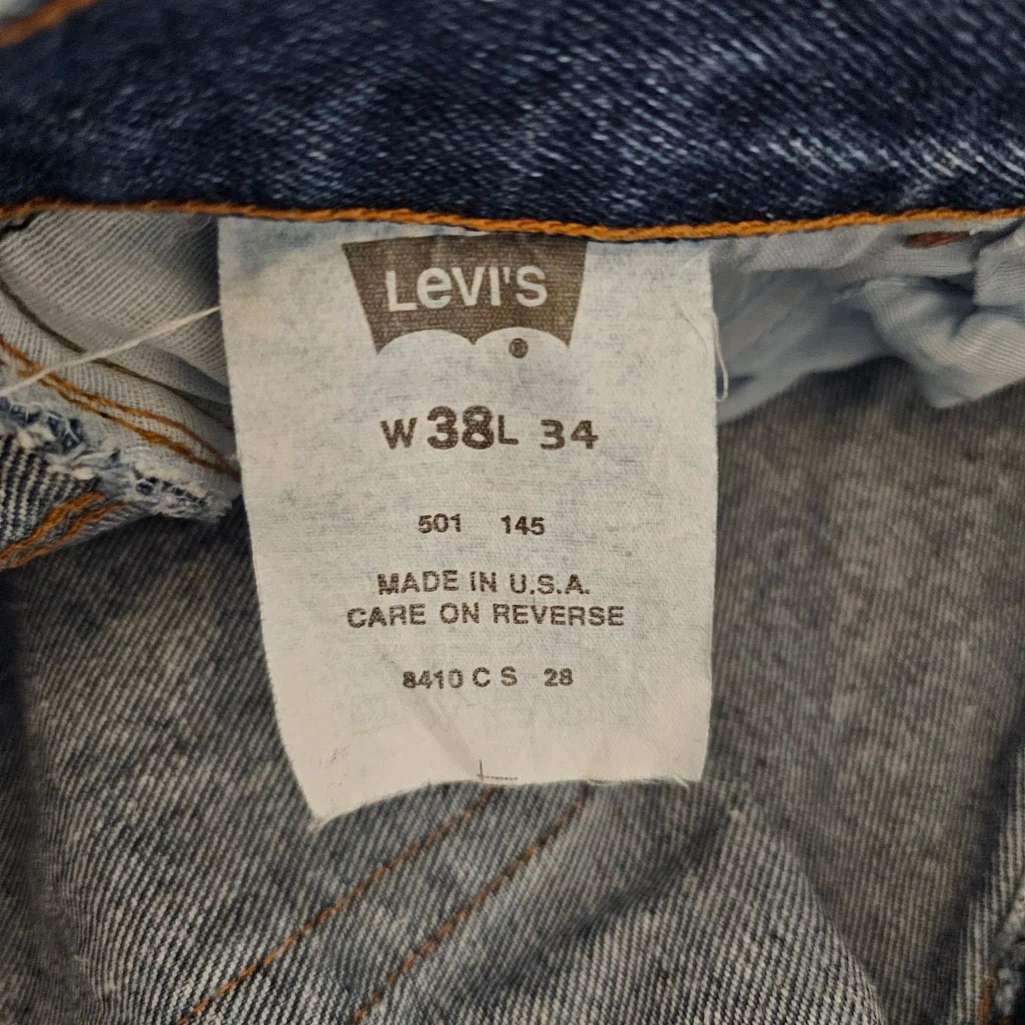 Vintage Levi's 501 jeans made in USA