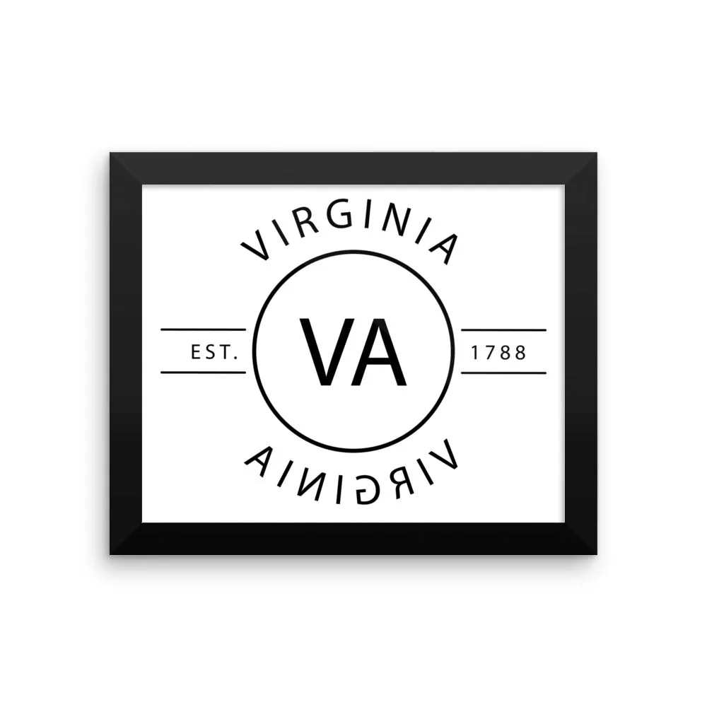 Virginia - Framed Print - Reflections